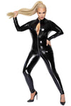 Noir Handmade Plus Size Vinyl Catsuit | Angel Clothing