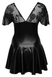 Noir Handmade Plus Size Short Dress | Angel Clothing