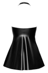 Noir Handmade Short Wetlook Dress | Angel Clothing