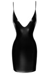 Noir Handmade Mini Powerwetlook Dress | Angel Clothing