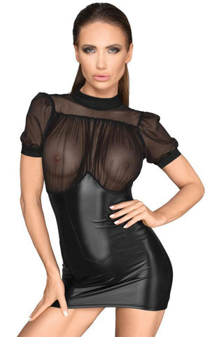 Noir Handmade Wetlook Dress | Angel Clothing