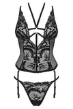 Obsessive Alessya Basque Set | Angel Clothing