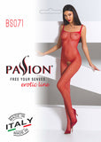 Passion Bodystocking BS071 Red | Angel Clothing