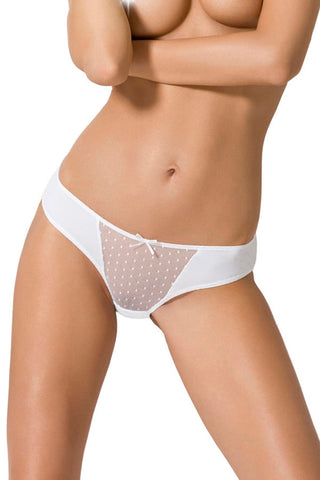 Passion Afra Thong White | Angel Clothing