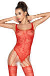 Passion BS034 Bodystocking Red | Angel Clothing