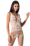 Passion Bodystocking BS058 White | Angel Clothing