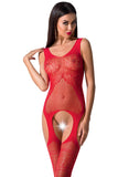 Passion Bodystocking BS061 Red | Angel Clothing