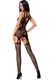 Passion Bodystocking BS066 Black | Angel Clothing