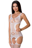 Passion Bodystocking BS066 White | Angel Clothing