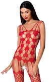 Passion Bodystocking BS067 Red | Angel Clothing