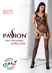 Passion Bodystocking BS070 Black | Angel Clothing