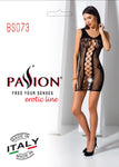 Passion Bodystocking BS073 Black | Angel Clothing