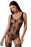 Passion Bodystocking BS074 Black | Angel Clothing