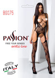 Passion Bodystocking BS075 Black | Angel Clothing