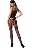 Passion Bodystocking BS076 Black | Angel Clothing