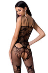 Passion Bodystocking BS076 Black | Angel Clothing