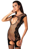 Passion Bodystocking BS082 Black | Angel Clothing