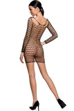 Passion Lingerie Bodystocking BS093 Black | Angel Clothing