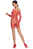 Passion Lingerie Bodystocking BS093 Red | Angel Clothing