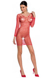 Passion Lingerie Bodystocking BS093 Red | Angel Clothing