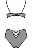 Passion Lovelia Bikini Lingerie Set Black | Angel Clothing