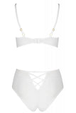 Passion Lovelia Bikini Lingerie Set White | Angel Clothing