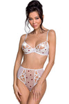 Passion Lovelia Bikini Lingerie Set White | Angel Clothing