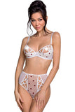 Passion Lovelia Bikini Lingerie Set White | Angel Clothing