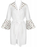 Passion Lovelia Penignoir Dressing Gown White | Angel Clothing