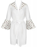 Passion Lovelia Penignoir Dressing Gown White | Angel Clothing