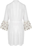 Passion Lovelia Penignoir Dressing Gown White | Angel Clothing