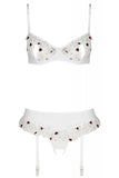 Passion Lovelia Lingerie Set White | Angel Clothing