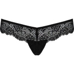 Passion Naja Thong Black | Angel Clothing