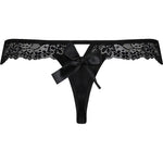 Passion Naja Thong Black | Angel Clothing