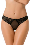 Passion Omena Thong Black | Angel Clothing