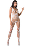 Passion Bodystocking BS058 White | Angel Clothing