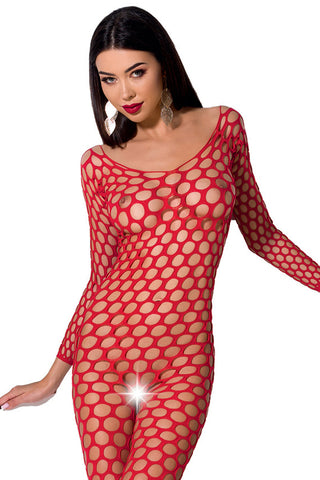 Passion Bodystocking BS077 Red | Angel Clothing