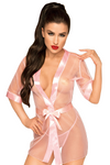 Penthouse Midnight Mirage Pink Kimono | Angel Clothing