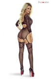 Provocative 4922 Black Bodystocking | Angel Clothing