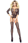 Provocative Black Bodystocking 4182 | Angel Clothing