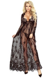 Provocative So Elegant Robe Black | Angel Clothing