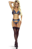 Provocative 7026 Nuit Sapphire 3 Piece Set | Angel Clothing