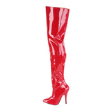 Pleaser SEDUCE 3010 Boots Red | Angel Clothing