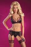 Livia Corsetti Terrylyn Lingerie Set Black | Angel Clothing