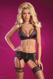 Livia Corsetti Terrylyn Lingerie Set Black | Angel Clothing