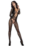 Livia Corsetti Zita Bodystocking Black | Angel Clothing