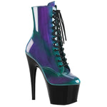 Pleaser ADORE-1020SHG Purple-Green / Black | Angel Clothing