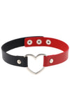 Black and Red Gothic Heart Choker | Angel Clothing