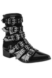 DemoniaCult WARLOCK 70 Patent Boots | Angel Clothing