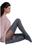 Gabriella Fabia Tights Melange/Grey | Angel Clothing